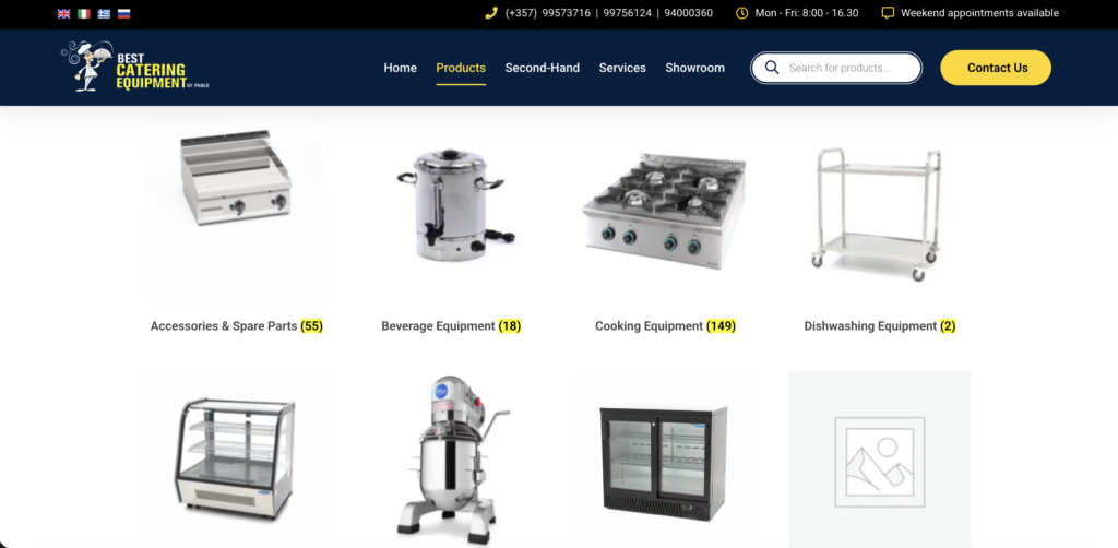 pmaribestcateringltd products