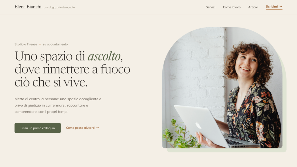 screencapture codefromatoz github io sito psicologa 2026 06 22 19 36 35 1